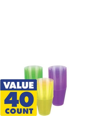 mardi gras shot glasses