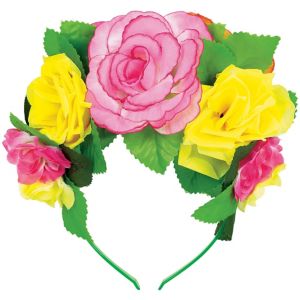 city Deluxe Crown  flower Headband party crowns Flower