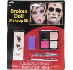 broken doll makeup kit