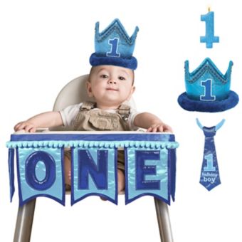 birthday boy 1st smash cake general kit decorations partycity