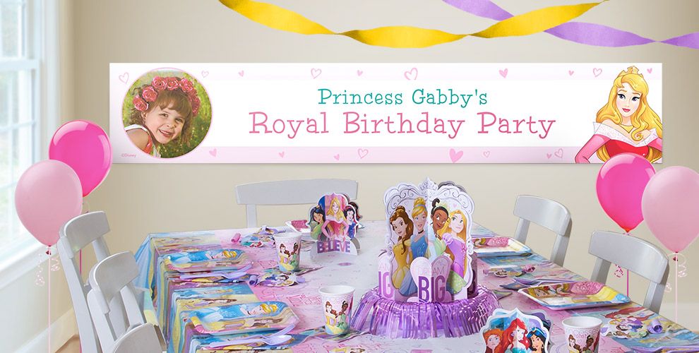 Custom Disney Princess Banners Party City