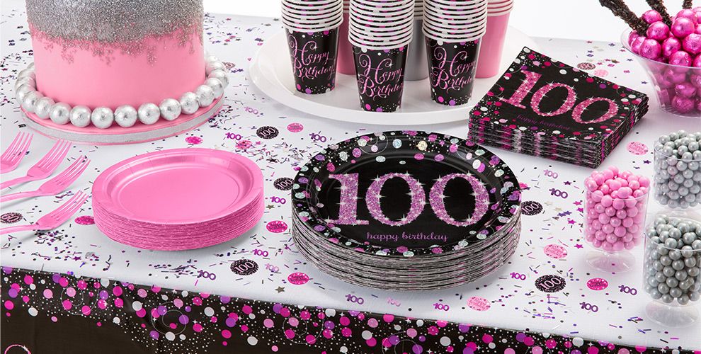 pink-sparkling-celebration-100th-birthday-party-supplies-party-city