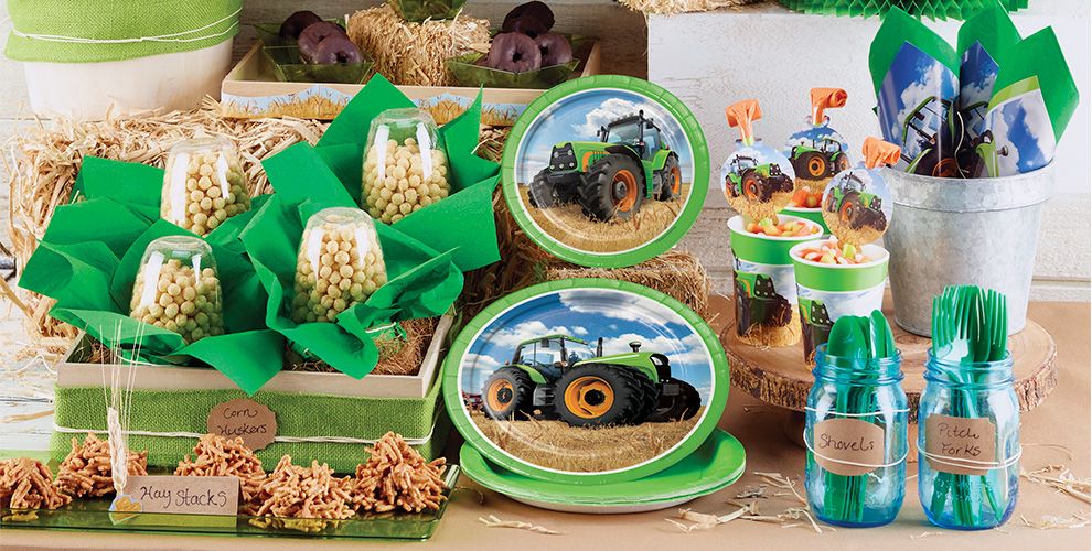 Tractor Party Supplies Tractor Birthday Party Party City