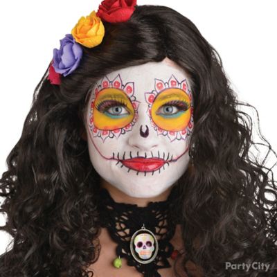 Day of the Dead Sugar Skull Makeup How To