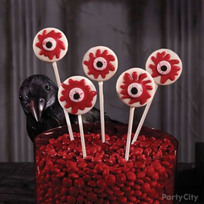 Bloody Good Eerie Eyeball Pops How To Party City