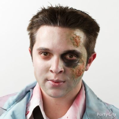 Create dead zombie eyes