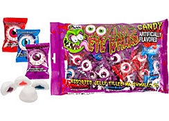 candy halloween 50ct oozing marshmallow eyeballs costumes bags partycity decorations