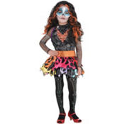 Girls Skelita Calaveras Costume Deluxe - Monster High