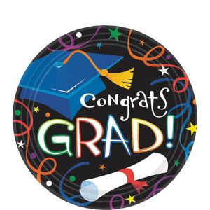 Grad Celebration Graduation Dessert Plates 50ct - Party City