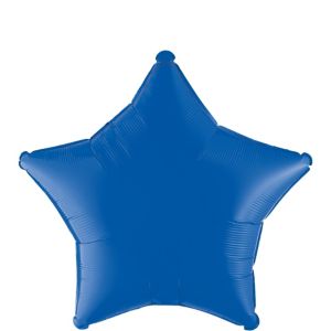 Blue Star Foil Balloon 18in - Party City