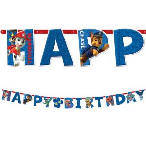 PAW Patrol Birthday Banner 10 1/2ft x 10in - Party City