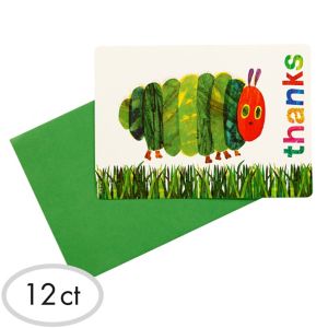 The Very Hungry Caterpillar Thank You Cards 12ct - Party City