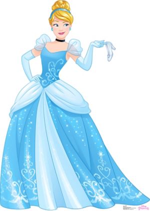 Cinderella Life-Size Cardboard Cutout 45in x 64in - Party City