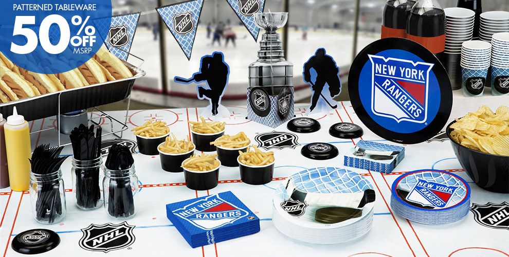 NHL New York Rangers Party Supplies Party City NHL New York Rangers Party Supplies Party City