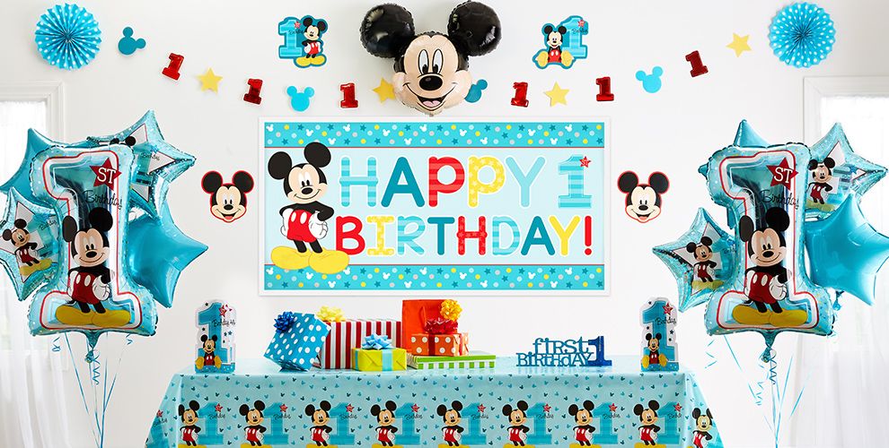 Mickey Mouse 1st Birthday Party Supplies | Party City