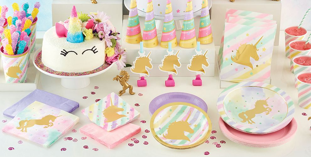 Sparkling Unicorn  Party  Supplies  Unicorn  Birthday  Party  