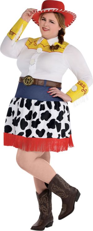 Adult Jessie Costume Plus Size Deluxe - Toy Story - Party City
