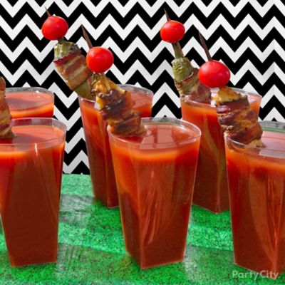 Bloody Mary Bacon Skewer Idea - Party City