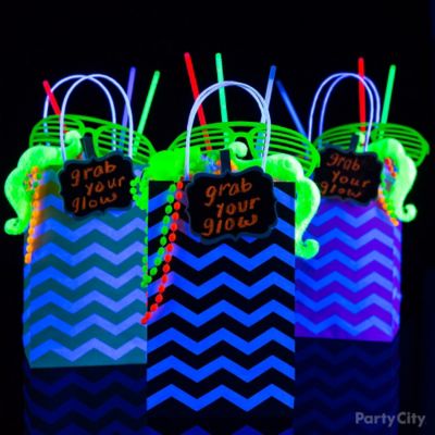 Glow In The Dark Party  Decorations  Diy  