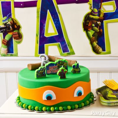 Fondant Teenage Mutant Ninja Turtles Cake How To Party City