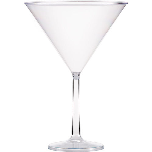 Clear Plastic Martini 20-Count Glassess Fun Express Party Glasses And Cups